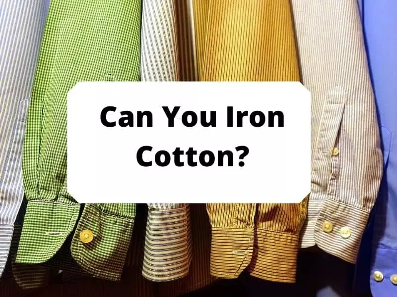 Can You Iron Cotton